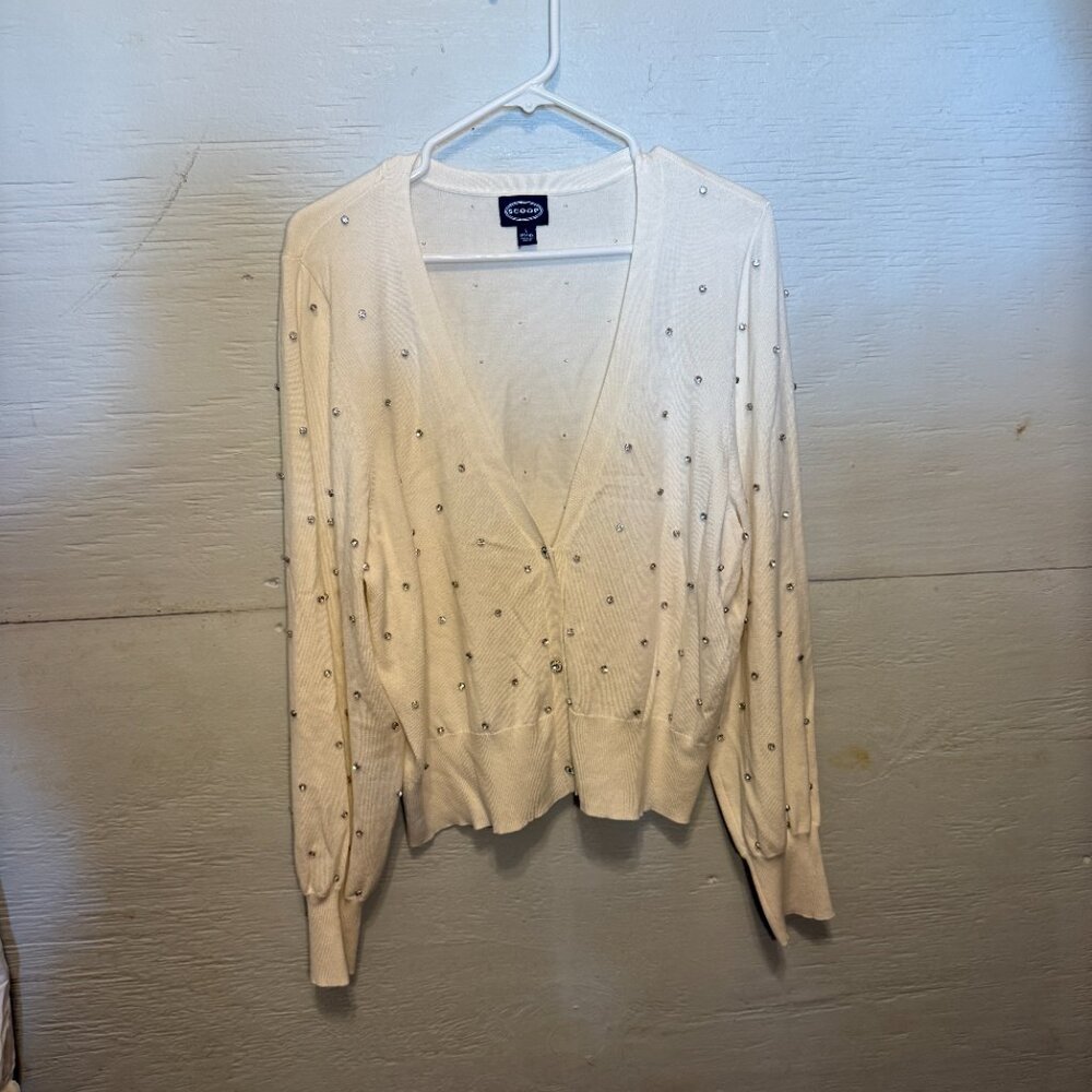 Scoop Embellished Sweater
